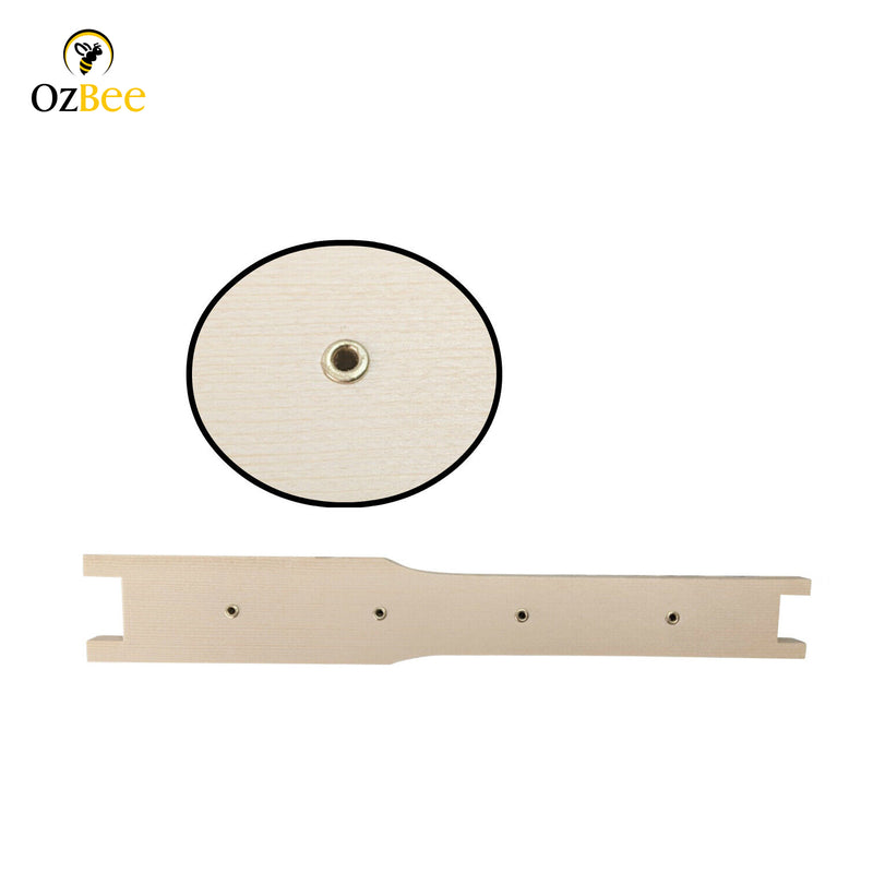 10 X Ideal Beekeeping Frames with Eyelets Wood Beehive Wooden Flat Pack Frame