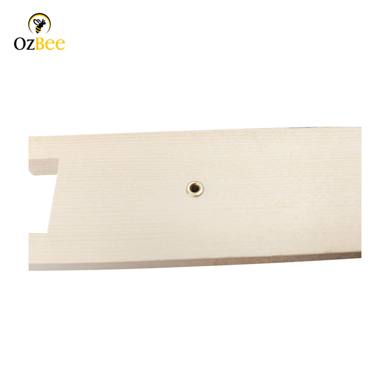 10 X Ideal Beekeeping Frames with Eyelets Wood Beehive Wooden Flat Pack Frame