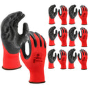 Work Gloves Latex Coated General Purpose Hand Protection Garden Mechanic 6 Pairs