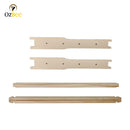 10 x FULL DEPTH BEEHIVE PLASTIC FOUNDATION SHEET + 10 FLAT PACK FULL DEPTH FRAME - Ozee beekeeping Supplies