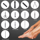 18PCS/Set Tools Manicure Pedicure Kit Stainless Steel Nail Grooming Clippers - Ozee beekeeping Supplies