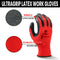 Work Gloves Latex Coated General Purpose Hand Protection Garden Mechanic 6 Pairs