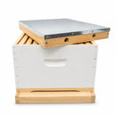 10 Frame FD Single Storey Beehive – Assembled & Painted with Frame Options & Mesh Bottom Board