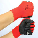 Work Gloves Latex Coated General Purpose Hand Protection Garden Mechanic 6 Pairs