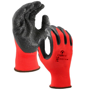 Work Gloves Latex Coated General Purpose Hand Protection Garden Mechanic 6 Pairs