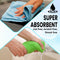 100 PCS Sky Blue Microfibre Cloths Car Cleaning  Detailing Towels Washing Duster