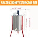 4 Frame Electric Honey Extractor Stainless Steel - Ozee beekeeping Supplies