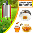 4 Frame Electric Honey Extractor Stainless Steel with Bottom Honey Gate - Ozee beekeeping Supplies