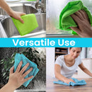 100 PCS Sky Blue Microfibre Cloths Car Cleaning  Detailing Towels Washing Duster