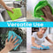 100 PCS Sky Blue Microfibre Cloths Car Cleaning  Detailing Towels Washing Duster