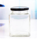 60 X Honey Glass Jar Square 380 ML - Ozee beekeeping Supplies