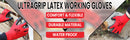 Work Gloves Latex Coated General Purpose Hand Protection Garden Mechanic 6 Pairs