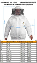 Beekeeping Bee Jacket 2 Layer Mesh Round Head Ultra Light Jacket Protective Equipment - Ozee beekeeping Supplies