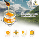Honey Harvesting Filter – Double Layer Stainless Steel Honey Sieve - Ozee beekeeping Supplies