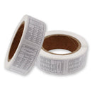 Honey Nutrition Information Labels – 500 Stickers per Roll - Ozee beekeeping Supplies
