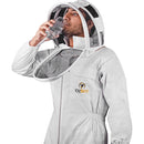 OZBEE Beekeeping Suit Standard Cotton With Hood Style Veil