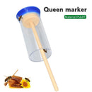 2PCS Bee Queen Marking Cage With Soft Plunger Non - toxic Beekeeping Equipment for Beekeeper's - Ozee beekeeping Supplies