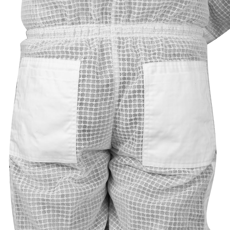 OZBee Beekeeping Suit Premium 3 Layer Mesh Ultra Cool Ventilated Round Head Beekeeping Protective Gear