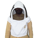 Beekeeping Bee Cotton Half Body Open Hoodie Style Veil Protective Gear - Ozee beekeeping Supplies