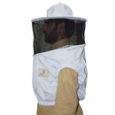 Beekeeping Bee Cotton Half Body Round Head Veil Protective Gear - Ozee beekeeping Supplies