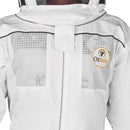 Beekeeping Bee Cotton Semi Ventilated Jacket With Hood Style Veil Protective Gear - Ozee beekeeping Supplies