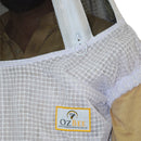 Beekeeping Bee Half Body Open Hoodie Style Veil 3 Mesh Layer Ventilated Protective Gear - Ozee beekeeping Supplies
