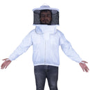 Beekeeping Bee Jacket Standard Cotton Jacket With Round Head Veil Protective Gear - Ozee beekeeping Supplies