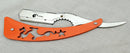 Ovial Dragon - Orange Handle Professional Stainless Steel Razor - Ozee beekeeping Supplies