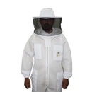 OZBEE Beekeeping Suit 2 Layer Mesh Round Head Style Ultra Cool & Light Weight - Ozee beekeeping Supplies