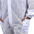 OZBEE Beekeeping Suit 3 Layer Mesh Ultra Cool Ventilated Hoodie Veil Beekeeping Protective Gear - Ozee beekeeping Supplies