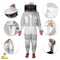 OZBee Beekeeping Suit Premium 3 Layer Mesh Ultra Cool Ventilated Round Head Beekeeping Protective Gear