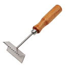 Queen Bee Stainless Steel Queen Excluder Cleaner with Wooden Handle - Ozee beekeeping Supplies